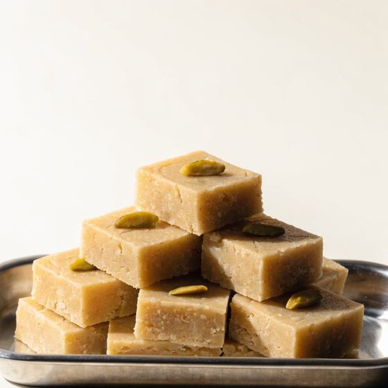 बेसन बर्फ़ी